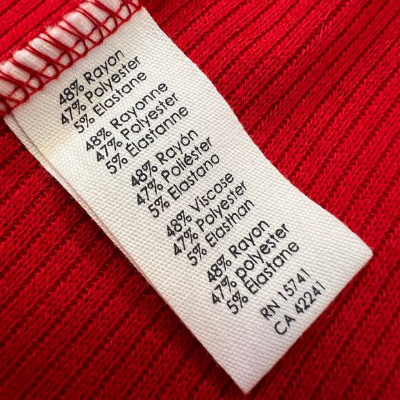 PJ Salvage Textured Essentials Robe Red size M - Picture 6 of 13